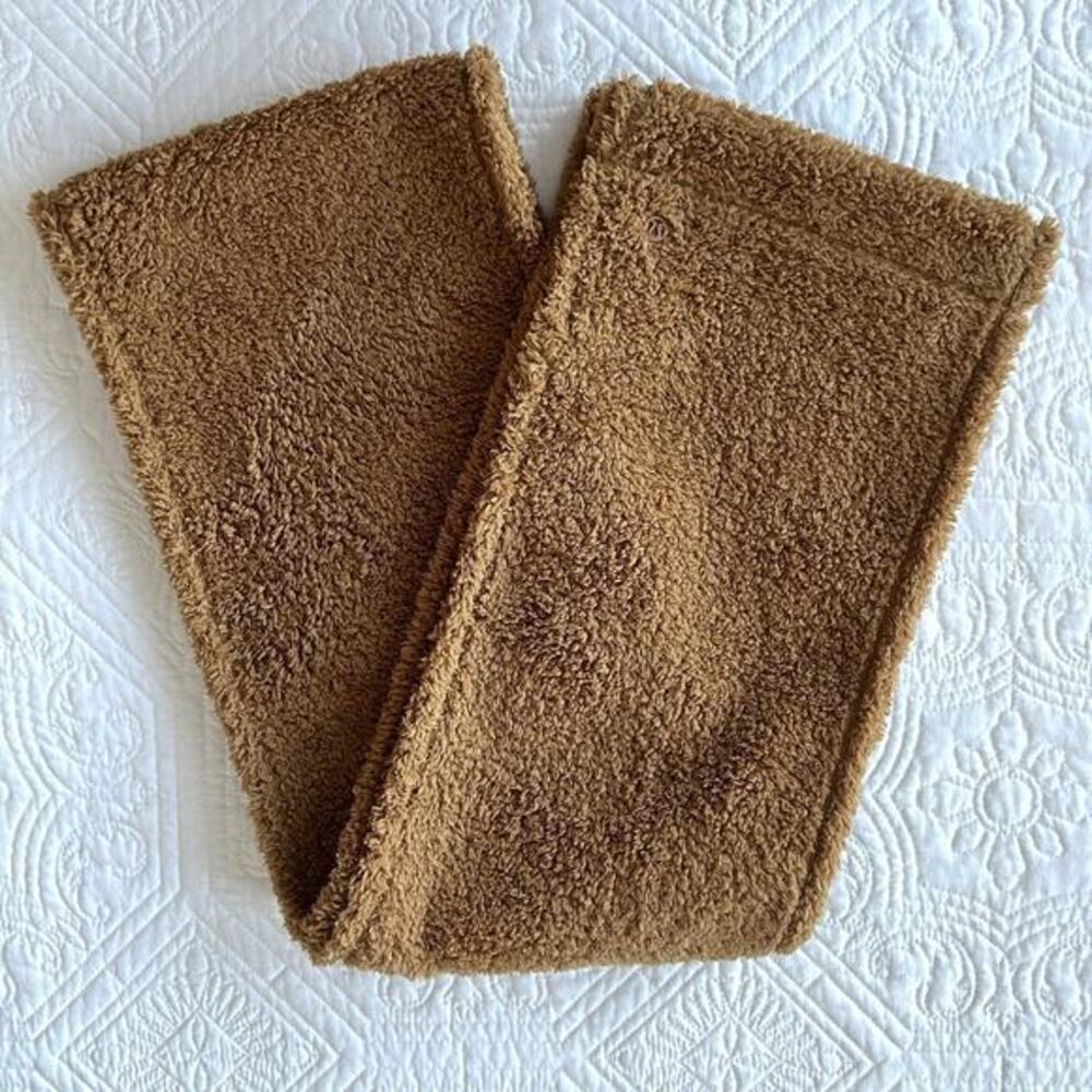 Lululemon Customizable‎ Snap Scarf Skinny Fleece Camel Brown